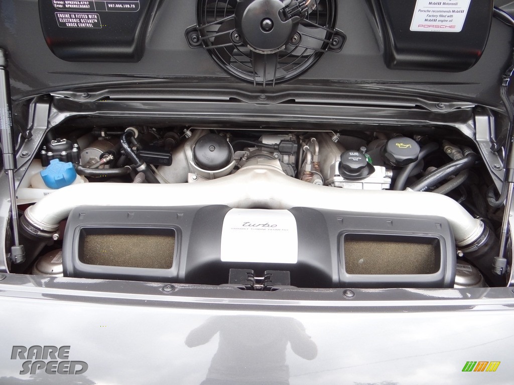 2008 911 Turbo Coupe - Slate Grey Metallic / Cocoa Brown photo #21