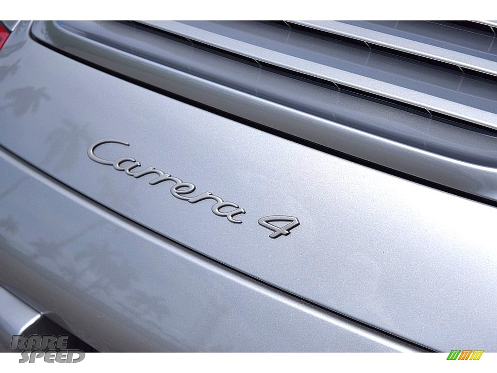 2006 911 Carrera 4 Cabriolet - GT Silver Metallic / Terracotta photo #24