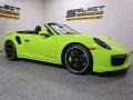 Porsche 911 Turbo S Cabriolet Paint To Sample Acid Green photo #13