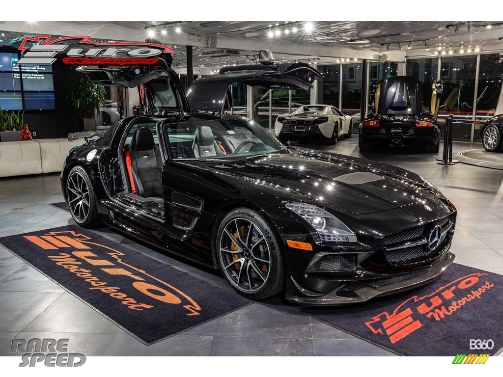 2014 SLS AMG GT Coupe Black Series - Obsidian Black Metallic / designo Black w/Alcantara photo #1