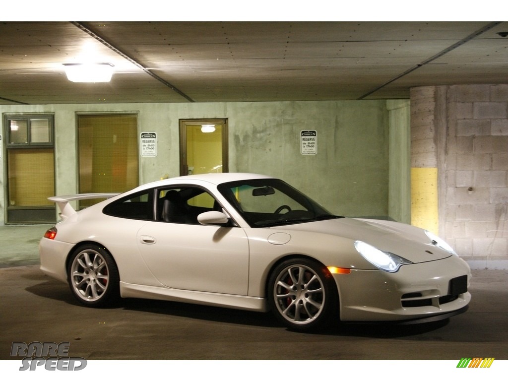 2004 911 GT3 - Carrara White / Black photo #11