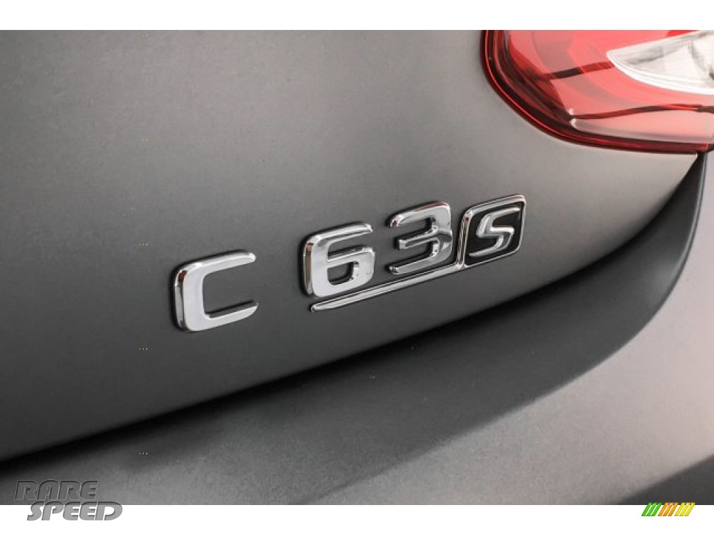 2018 C 63 S AMG Coupe - designo Selenite Grey (Matte) / Black photo #7