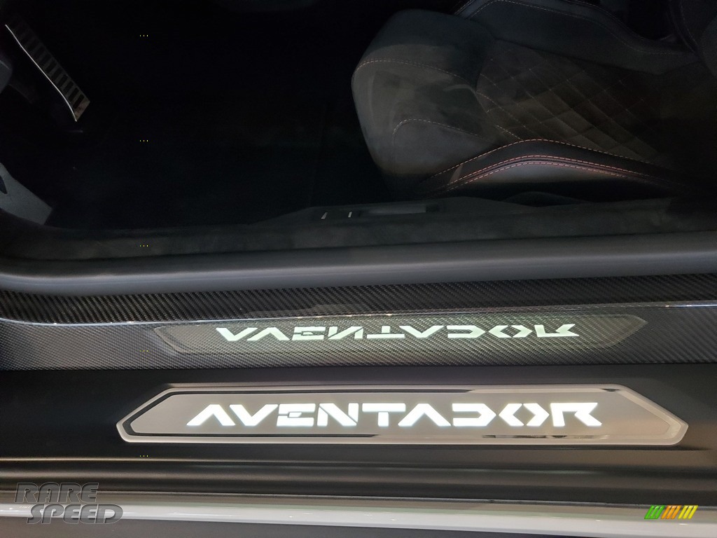2018 Aventador S - Bianco Isis / Nero Ade photo #15