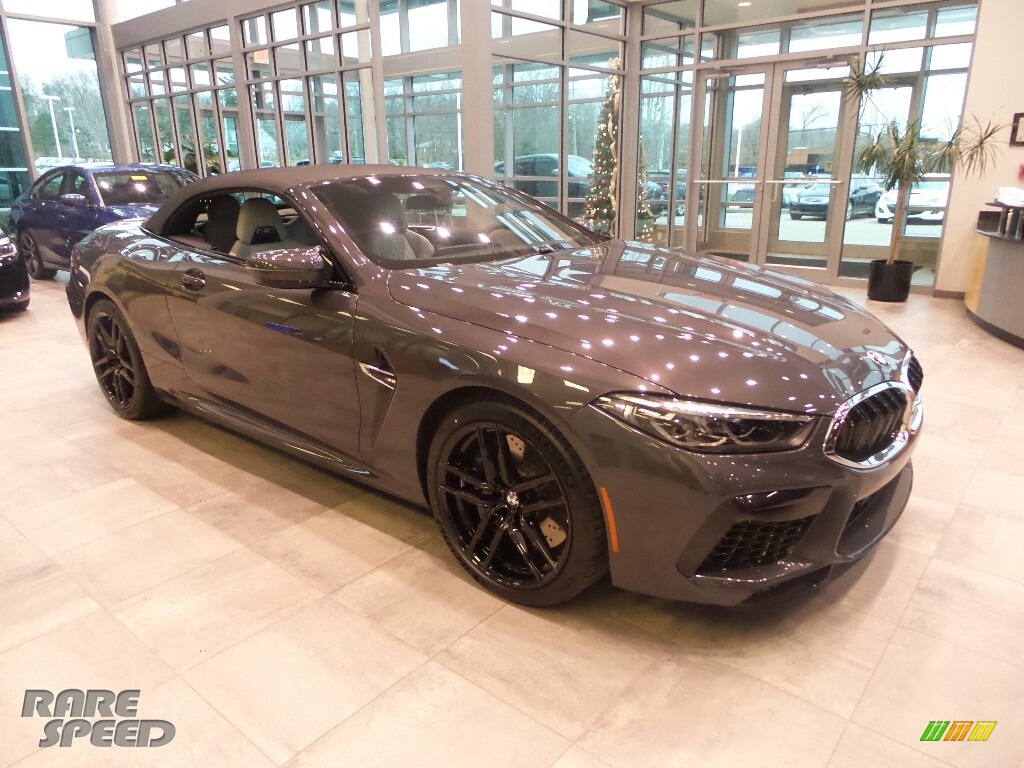 Brands Hatch Grey Metallic / Silverstone BMW M8 Convertible