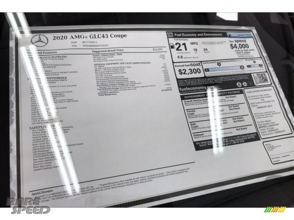 2020 GLC AMG 43 4Matic Coupe - Mojave Silver Metallic / Black photo #11