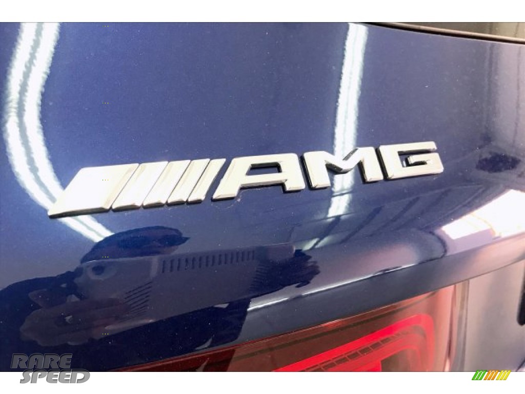 2020 GLC AMG 43 4Matic - Brilliant Blue Metallic / AMG Saddle Brown/Black photo #27