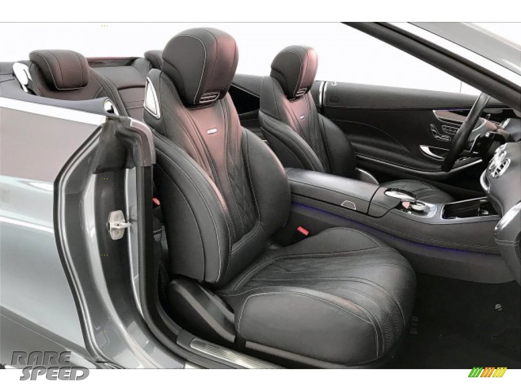 2017 S 63 AMG 4Matic Cabriolet - Selenite Grey Metallic / Black photo #6