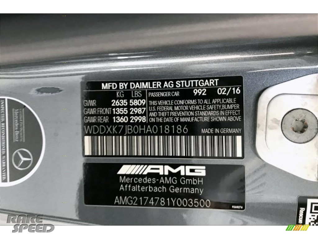 2017 S 63 AMG 4Matic Cabriolet - Selenite Grey Metallic / Black photo #24