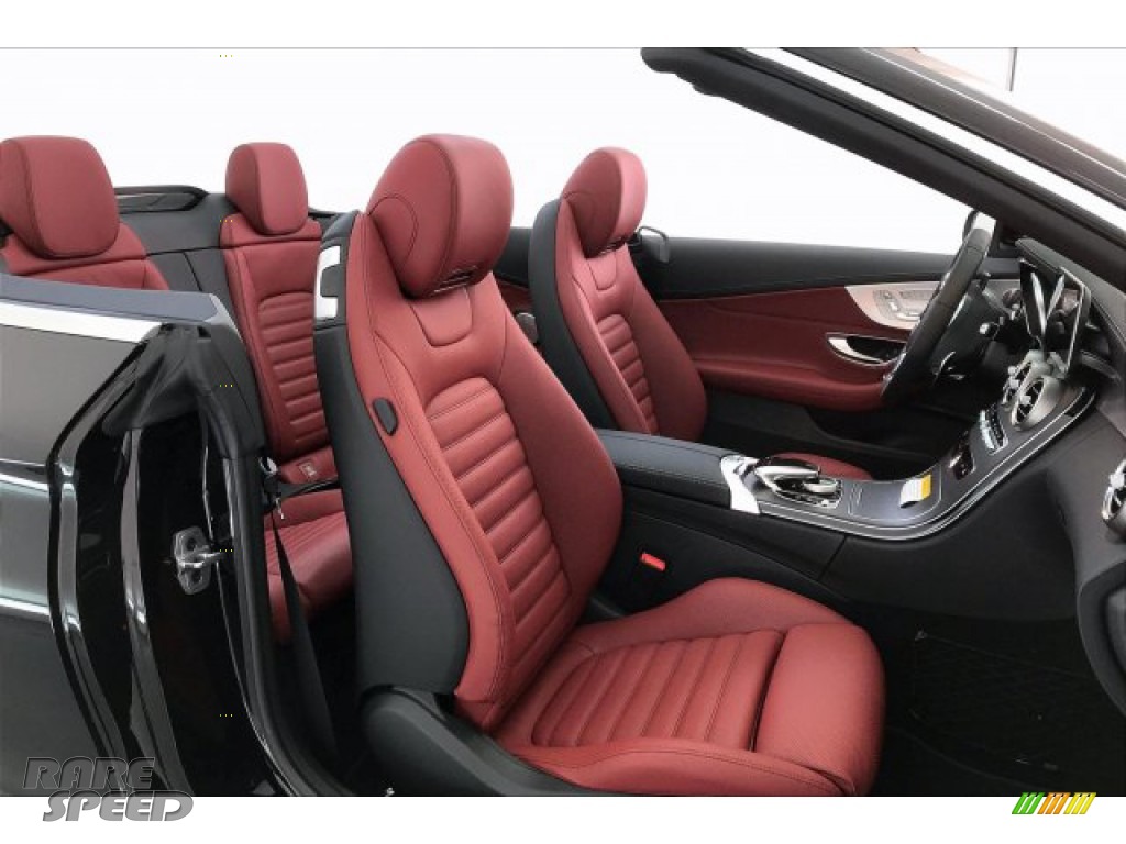 2020 C AMG 43 4Matic Cabriolet - Black / Cranberry Red/Black photo #6