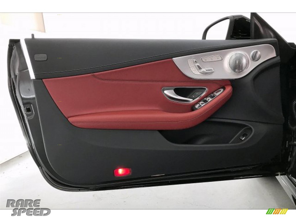 2020 C AMG 43 4Matic Cabriolet - Black / Cranberry Red/Black photo #25