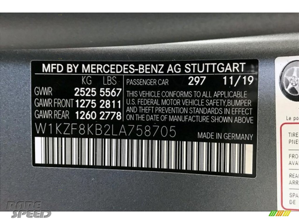 2020 E 63 S AMG 4Matic Sedan - designo Selenite Grey Magno (Matte) / Black photo #24