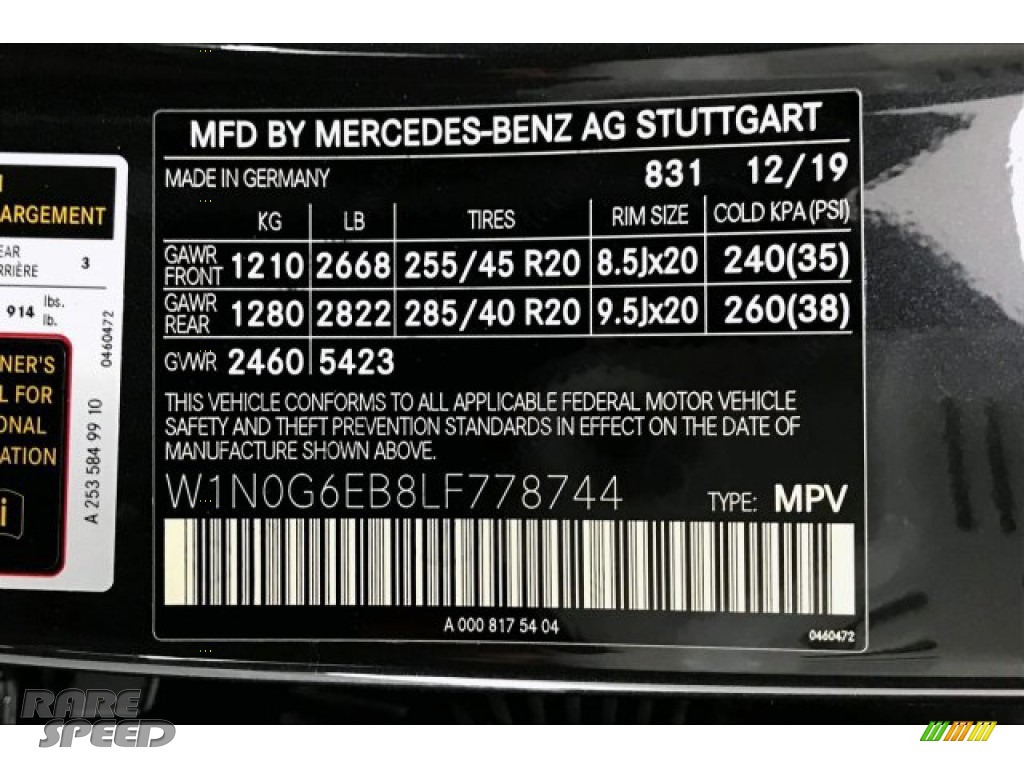 2020 GLC AMG 43 4Matic - Graphite Grey Metallic / Black photo #24