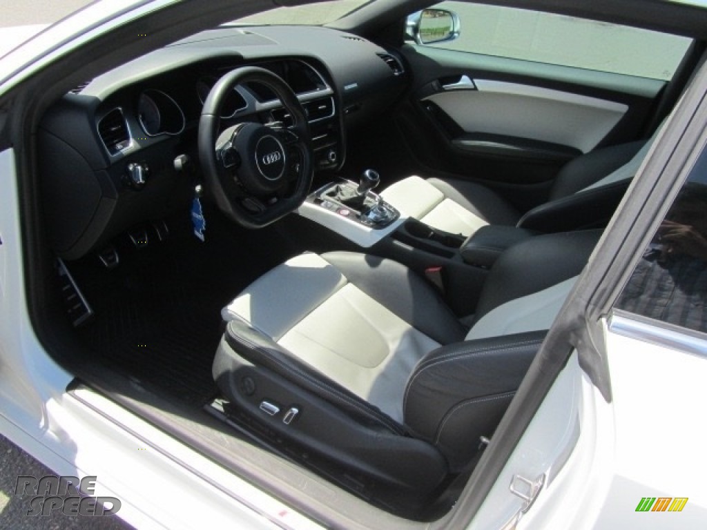 2014 S5 3.0T Premium Plus quattro Coupe - Ibis White / Black/Lunar Silver photo #17