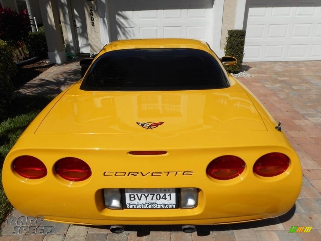 2001 Corvette Z06 - Milliennium Yellow / Black photo #10