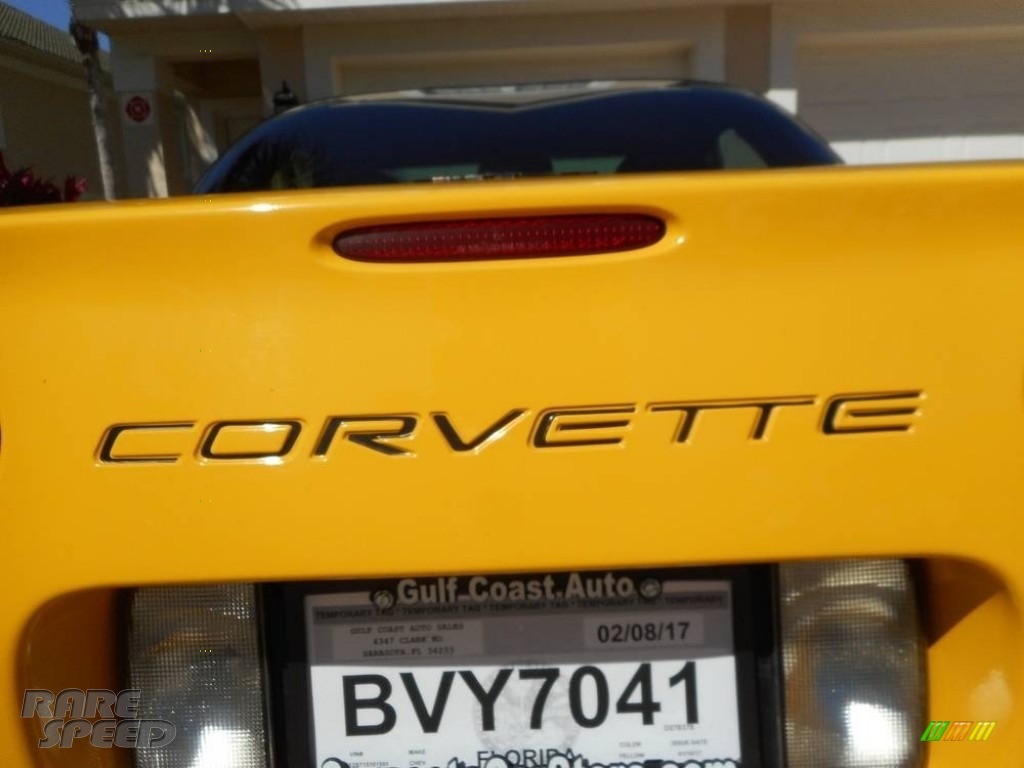 2001 Corvette Z06 - Milliennium Yellow / Black photo #15
