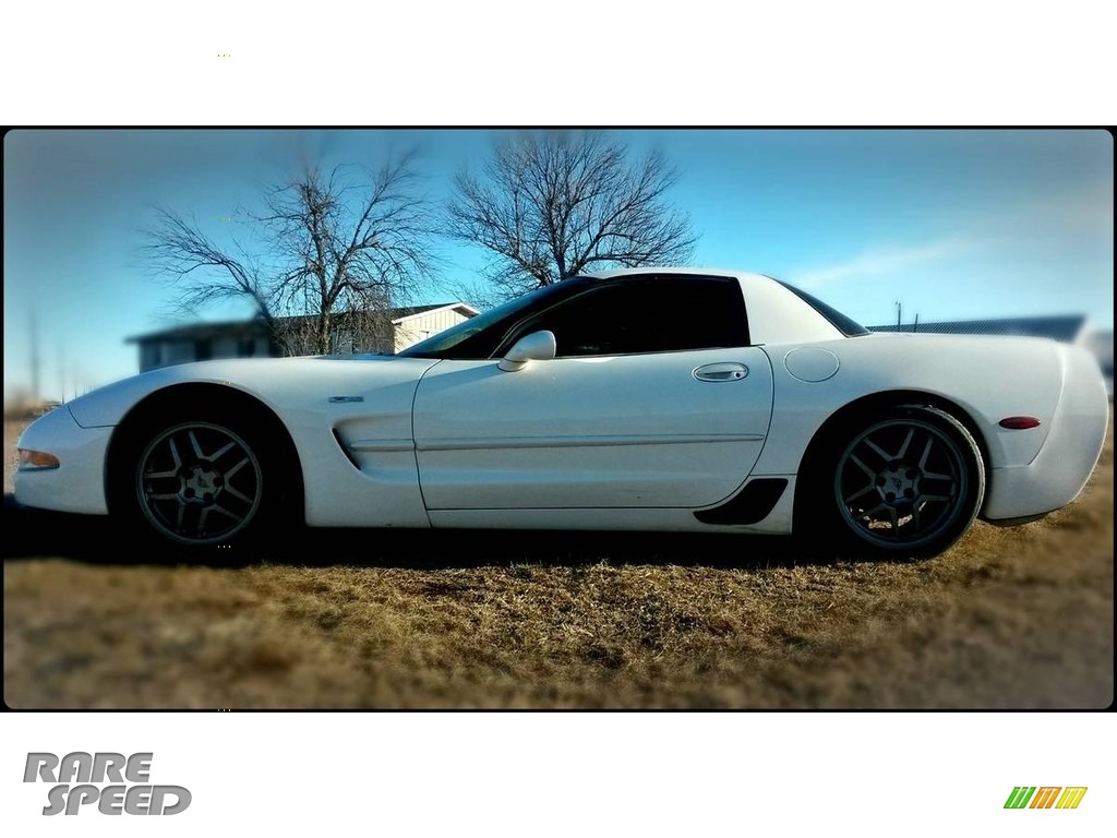 Speedway White / Black Chevrolet Corvette Z06