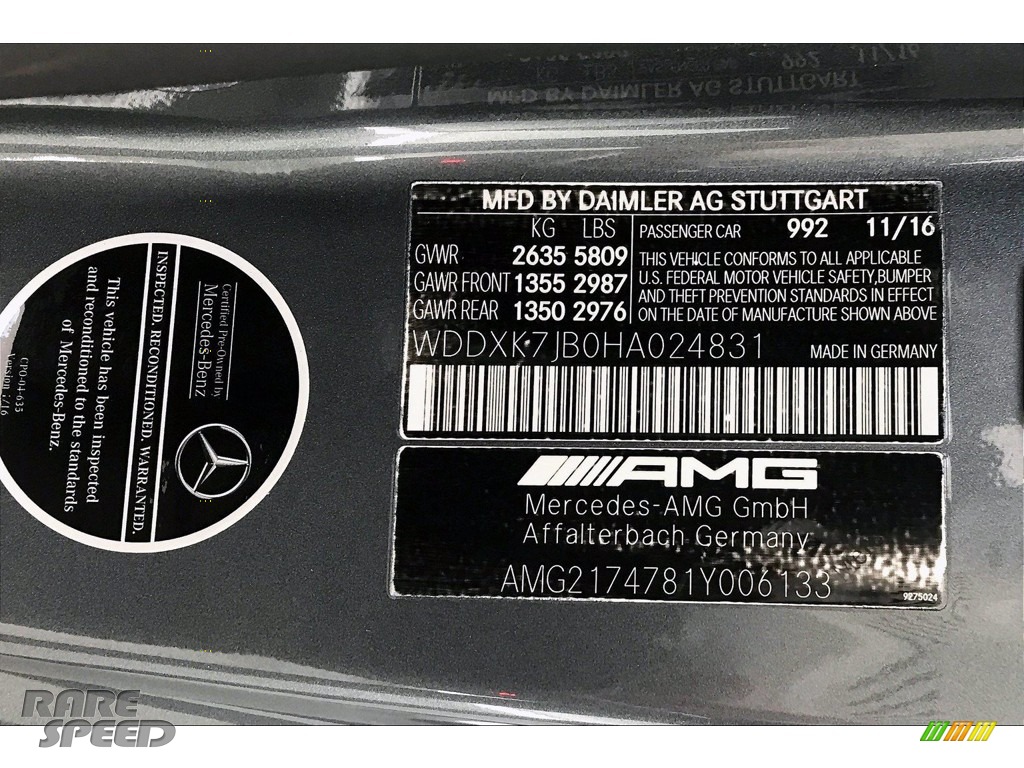 2017 S 63 AMG 4Matic Cabriolet - Selenite Grey Metallic / designo Bengal Red/Black photo #24