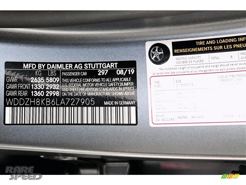 2020 E 63 S AMG 4Matic Wagon - designo Selenite Grey Magno (Matte) / Black photo #11