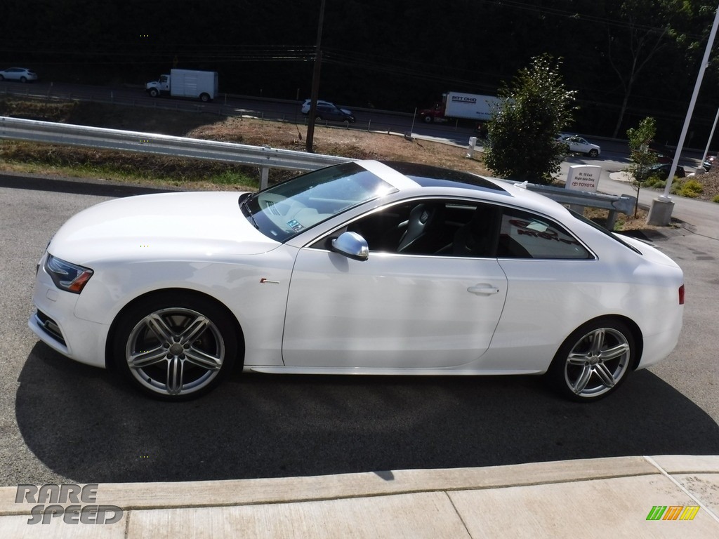 2014 S5 3.0T Premium Plus quattro Coupe - Ibis White / Black photo #13