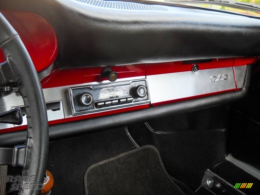 1966 912 Karmann Coupe - Polo Red / Black photo #9