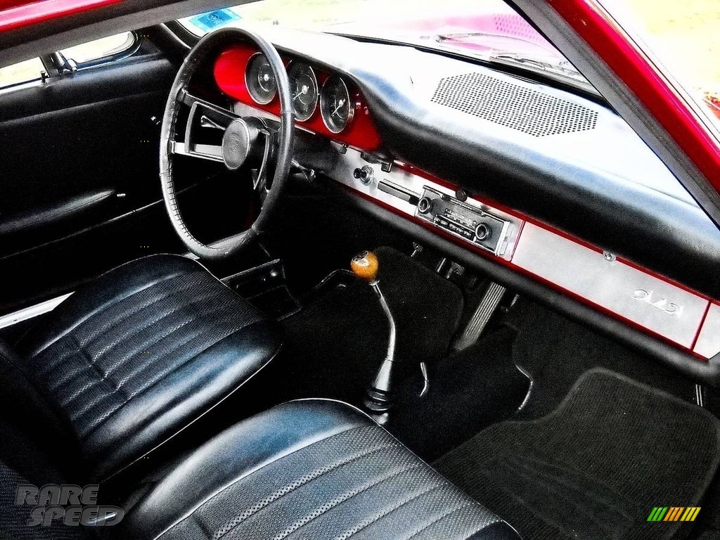 1966 912 Karmann Coupe - Polo Red / Black photo #11