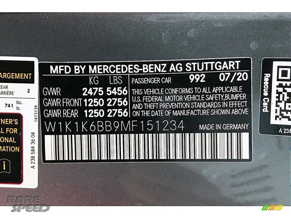 2021 E 53 AMG 4Matic Cabriolet - Selenite Gray Metallic / Black photo #11