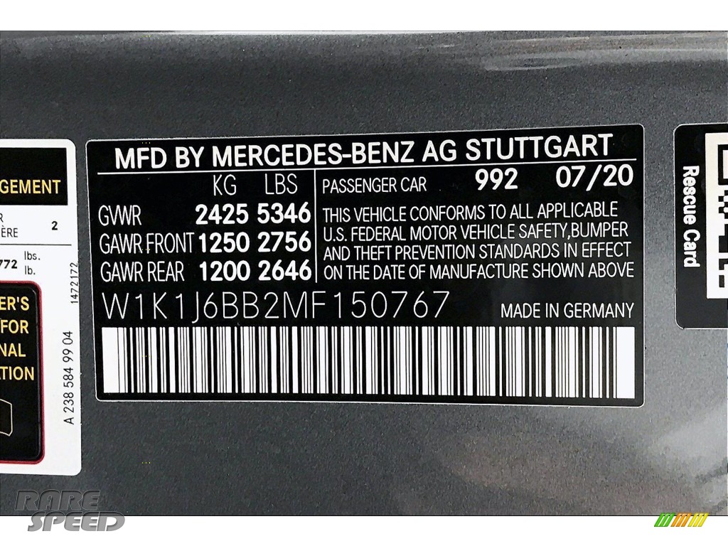 2021 E 53 AMG 4Matic Coupe - Selenite Gray Metallic / Classic Red/Black photo #11