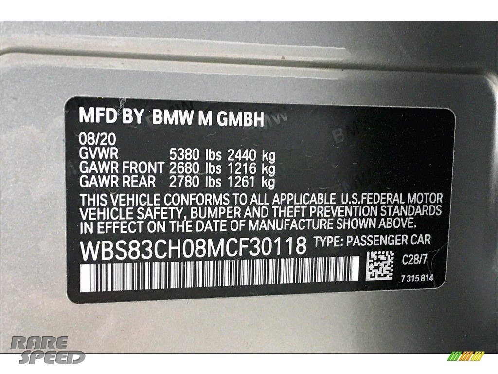 2021 M5 Sedan - Domington Grey Metallic / Black photo #18