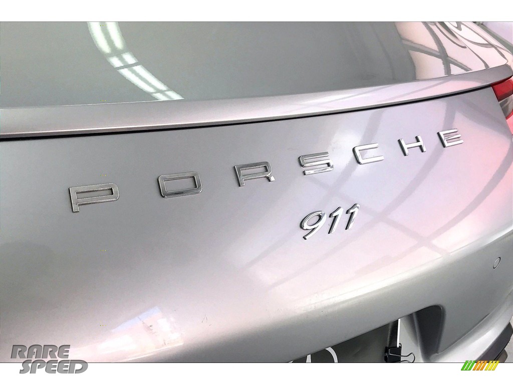 2018 911 Carrera Coupe - GT Silver Metallic / Black photo #31