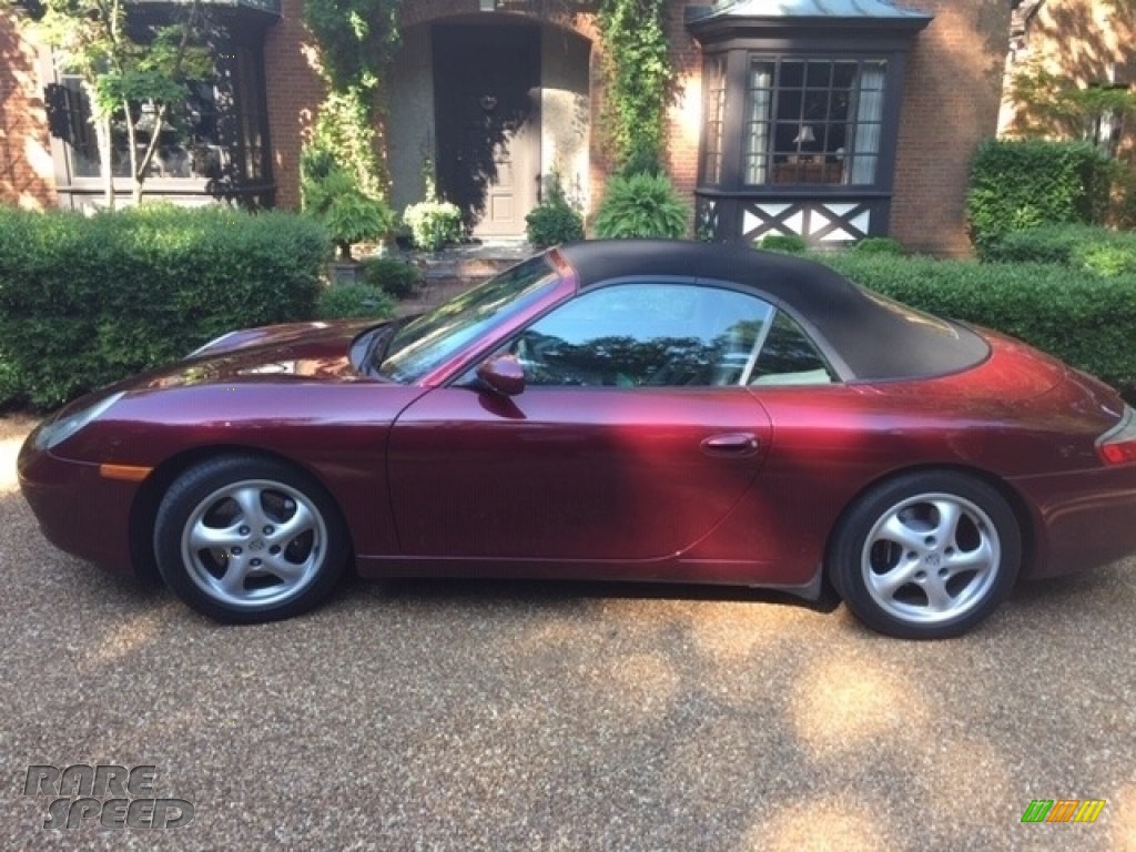 1999 911 Carrera Cabriolet - Arena Red Metallic / Graphite Grey photo #1