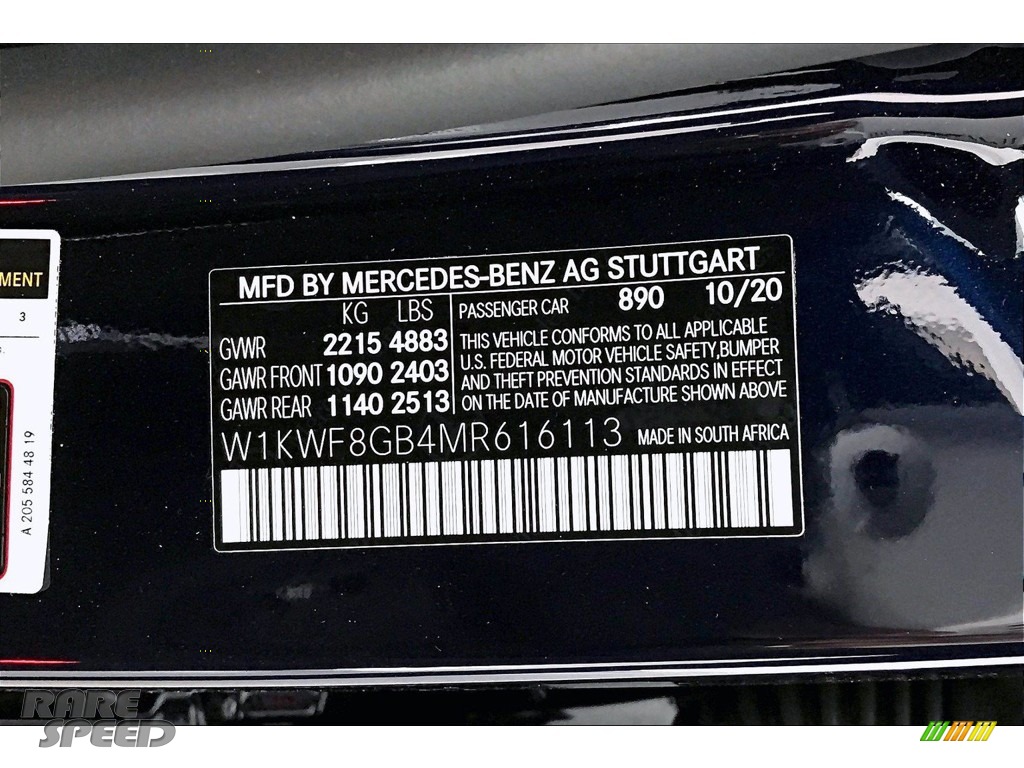 2021 C AMG 63 Sedan - Lunar Blue Metallic / Black photo #10