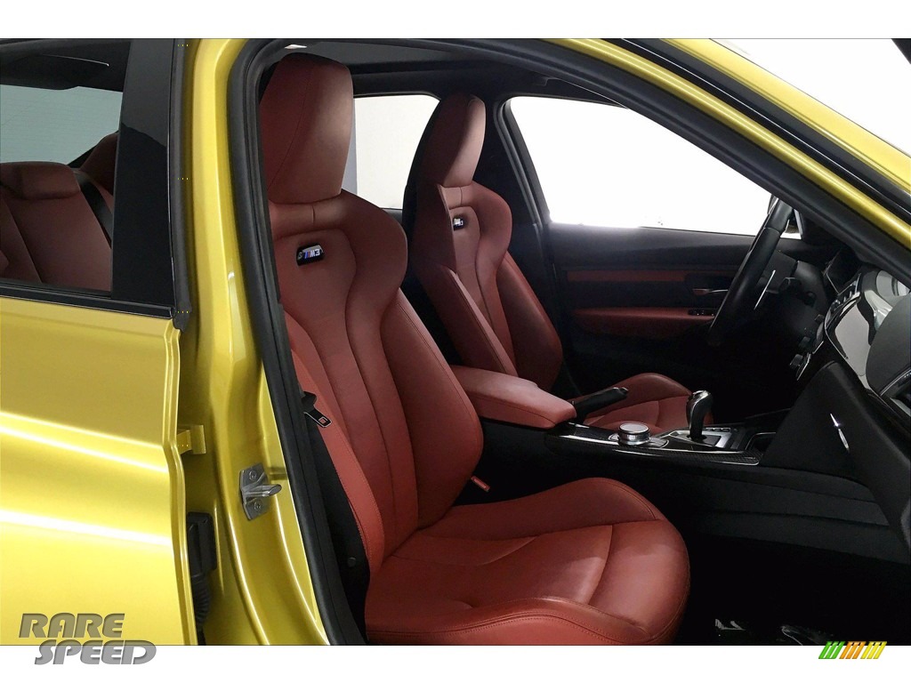 2018 M3 Sedan - Austin Yellow Metallic / Sakhir Orange/Black photo #6