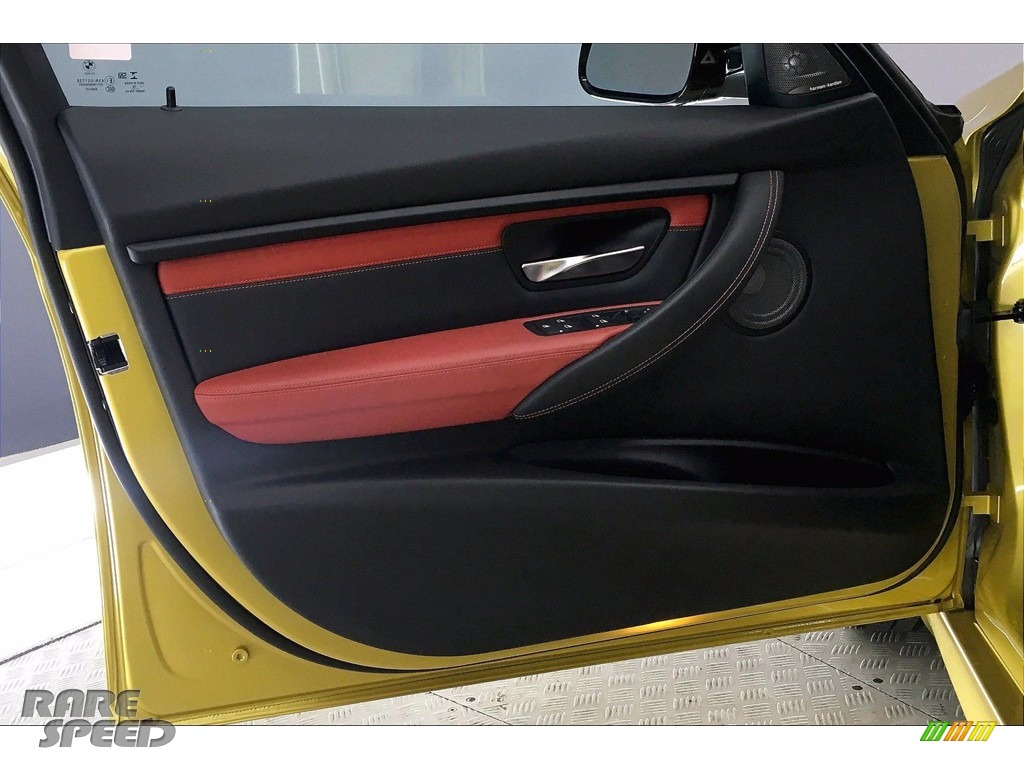 2018 M3 Sedan - Austin Yellow Metallic / Sakhir Orange/Black photo #23