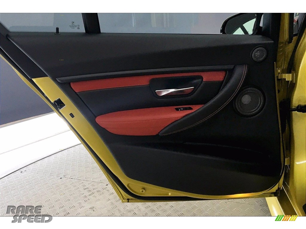 2018 M3 Sedan - Austin Yellow Metallic / Sakhir Orange/Black photo #25