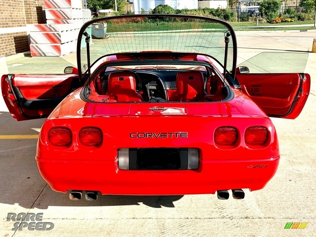 1991 Corvette ZR1 - Bright Red / Red photo #6
