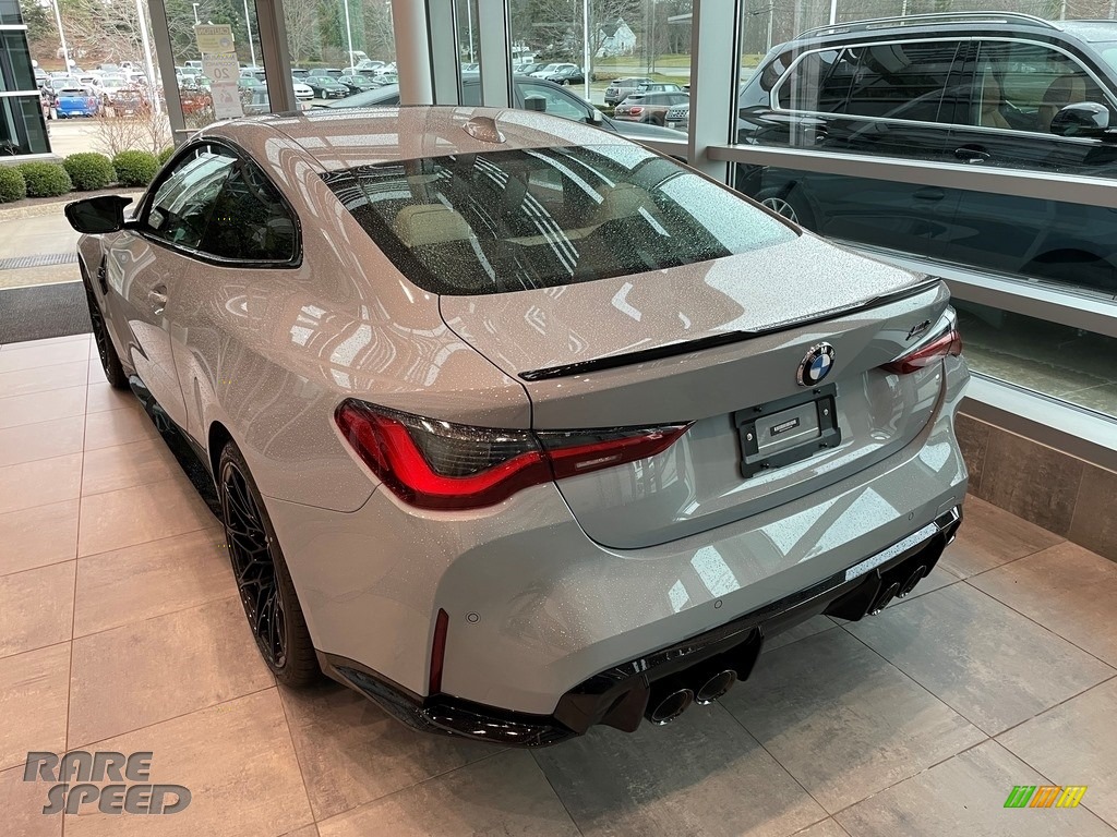 2021 M4 Competition Coupe - Brooklyn Gray Metallic / Silverstone/Black photo #2