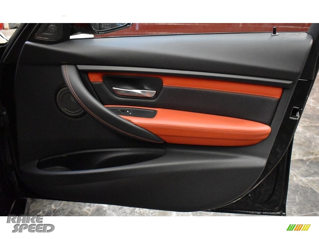 2018 M3 Sedan - Black Sapphire Metallic / Sakhir Orange/Black photo #24