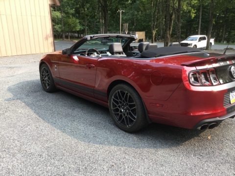 Ruby Red 2014 Ford Mustang Shelby GT500 Convertible