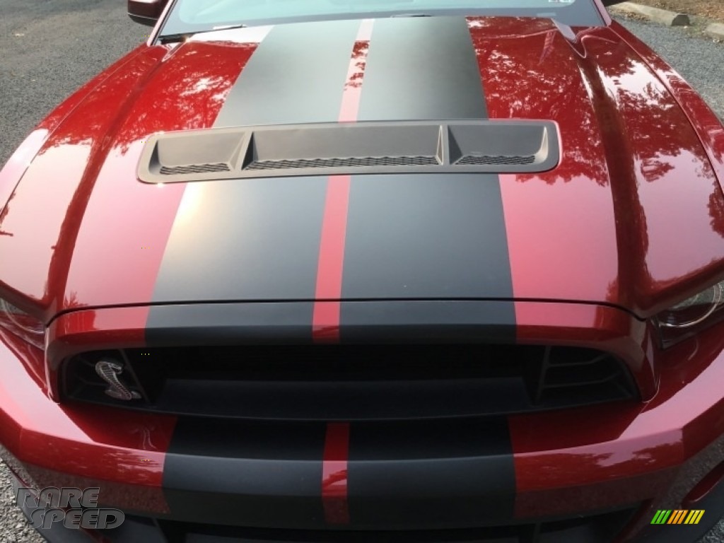 2014 Mustang Shelby GT500 Convertible - Ruby Red / Shelby Charcoal Black/Black Accents photo #16