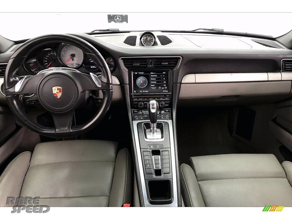 2013 911 Carrera S Cabriolet - Agate Grey Metallic / Black/Platinum Grey photo #15