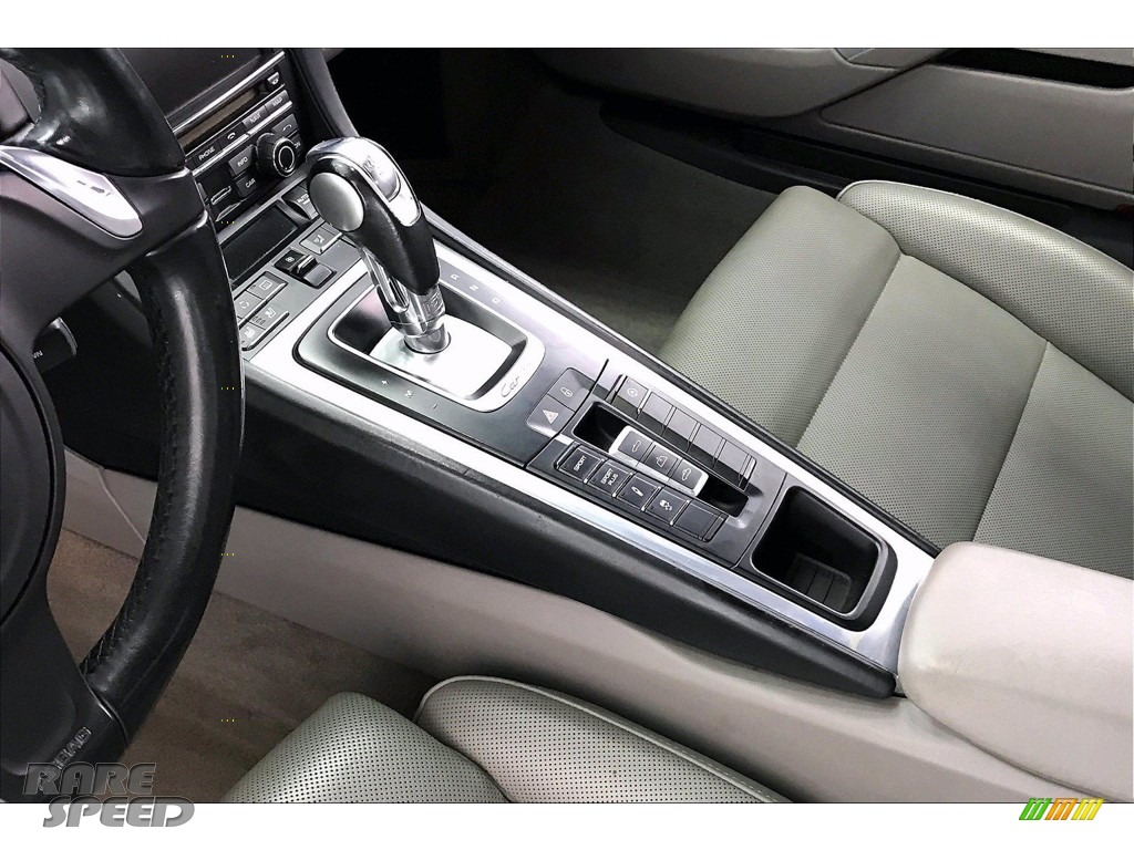 2013 911 Carrera S Cabriolet - Agate Grey Metallic / Black/Platinum Grey photo #17