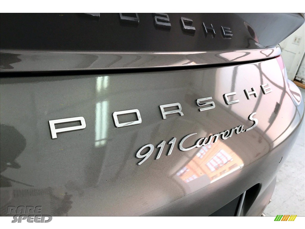 2013 911 Carrera S Cabriolet - Agate Grey Metallic / Black/Platinum Grey photo #31