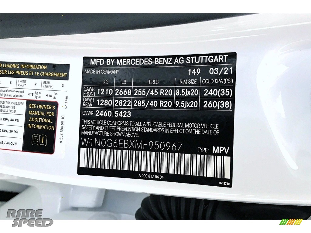 2021 GLC AMG 43 4Matic - Polar White / Black photo #11