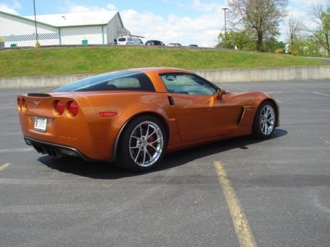 Atomic Orange Metallic 2009 Chevrolet Corvette Z06