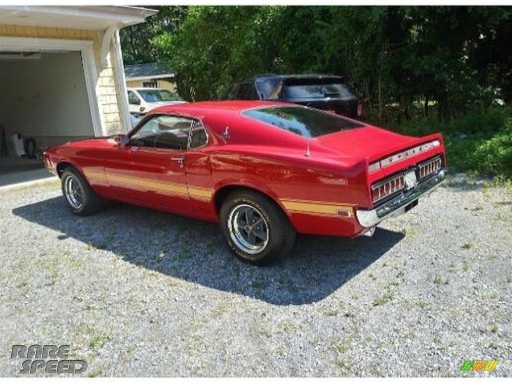 1970 Mustang Shelby GT350 Fastback - Candy Apple Red / Dark Red photo #2