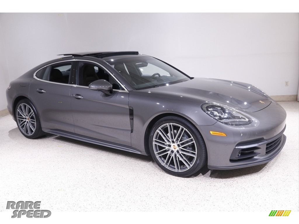Agate Grey Metallic / Saddle Brown Porsche Panamera 4S