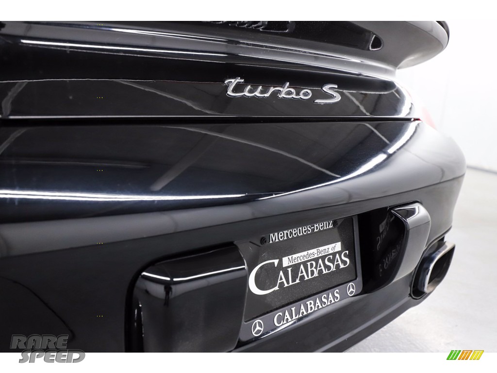 2013 911 Turbo S Cabriolet - Black / Black photo #12