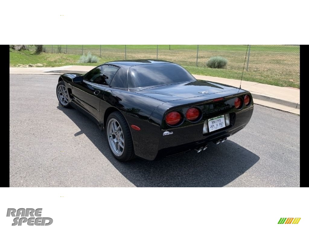 2003 Corvette Z06 - Black / Black photo #7