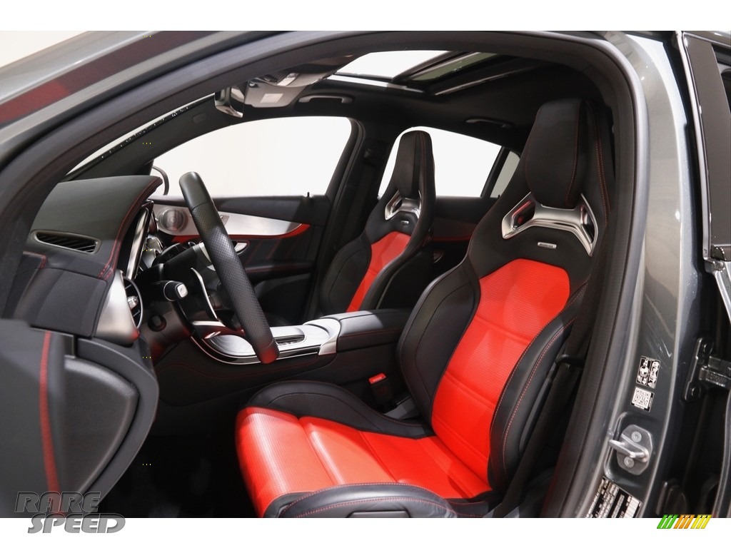 2020 GLC AMG 63 S 4Matic Coupe - Selenite Grey Metallic / AMG Cranberry Red/Black photo #6