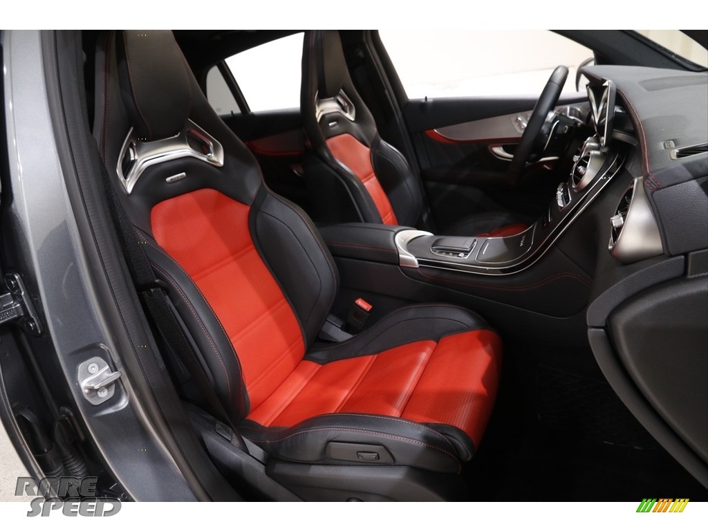 2020 GLC AMG 63 S 4Matic Coupe - Selenite Grey Metallic / AMG Cranberry Red/Black photo #24